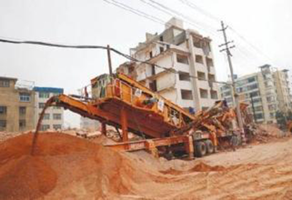 建筑废料制沙生产线